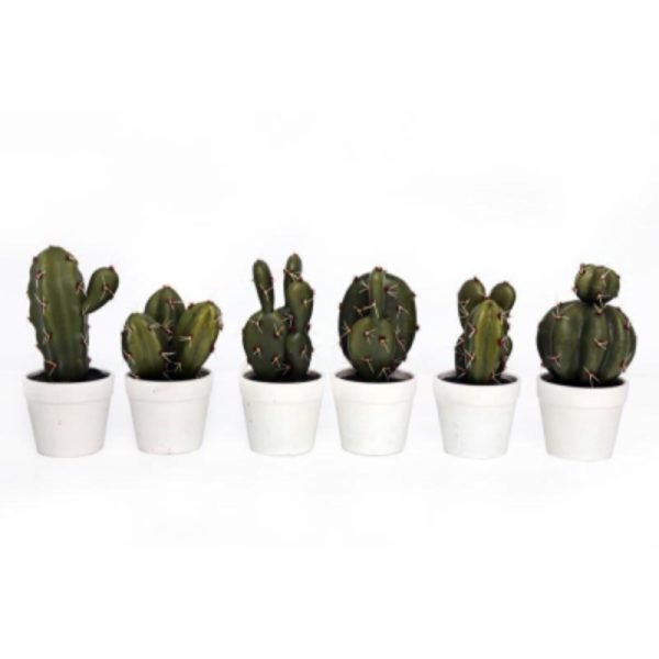 ARTIFICIAL PLANTS CACTUS IN POT 15CM