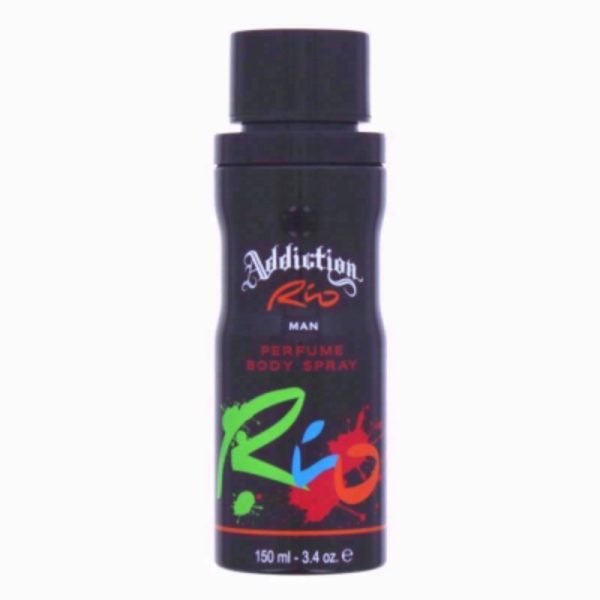 ADDICTION B/SPRAY RIO MENS 150ML PK4
